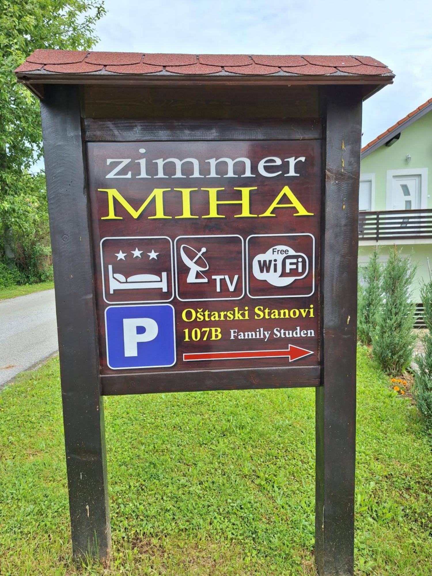Guesthouse Miha Rakovica Exteriör bild